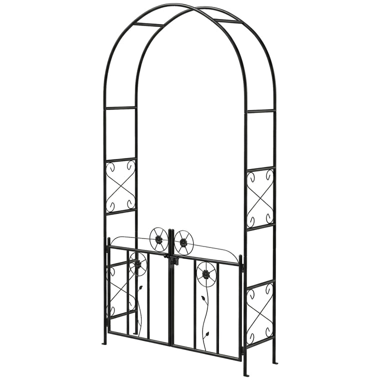 7.4' Garden Arch with Gate