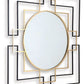 Oceanal - Black / Gold Finish - Accent Mirror - Forward Furniture