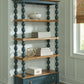 Finnworth - Bookcase - Blue / Brown