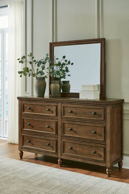 Sturlayne - Brown - Dresser And Mirror - Forward Furniture