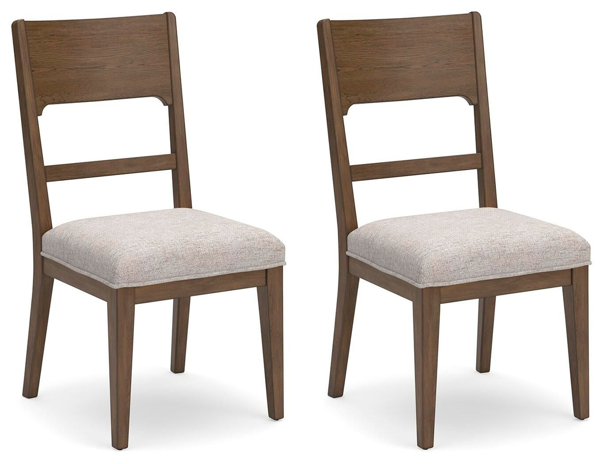 Cabalynn - Dining Uph Side Chair (Set of 2) - Oatmeal / Light Brown