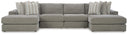 4 Pc. Double Chaise Sectional