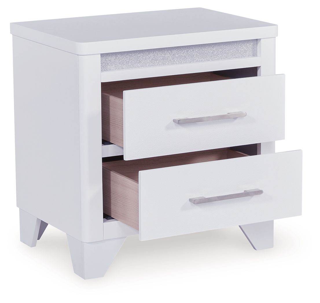 Jarlee - White - Two Drawer Night Stand - Forward Furniture
