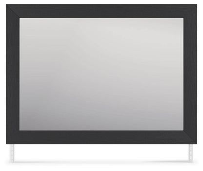 Vertani - Black - Bedroom Mirror - Forward Furniture