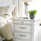 Kanwyn - Whitewash - Three Drawer Night Stand