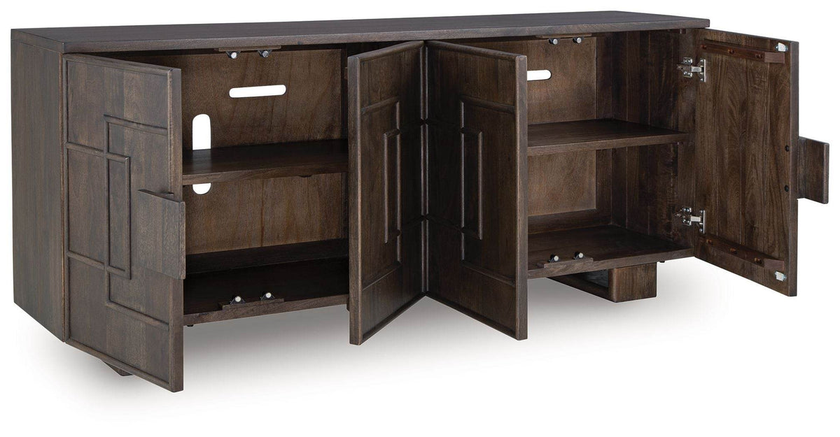 Cato - Dark Brown - Accent Cabinet - Forward Furniture