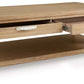 Rencott - Light Brown - Rectangular Cocktail Table