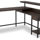 Camiburg - Warm Brown - L-Desk with Storage