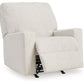 Rannis - Snow - Rocker Recliner - Fabric