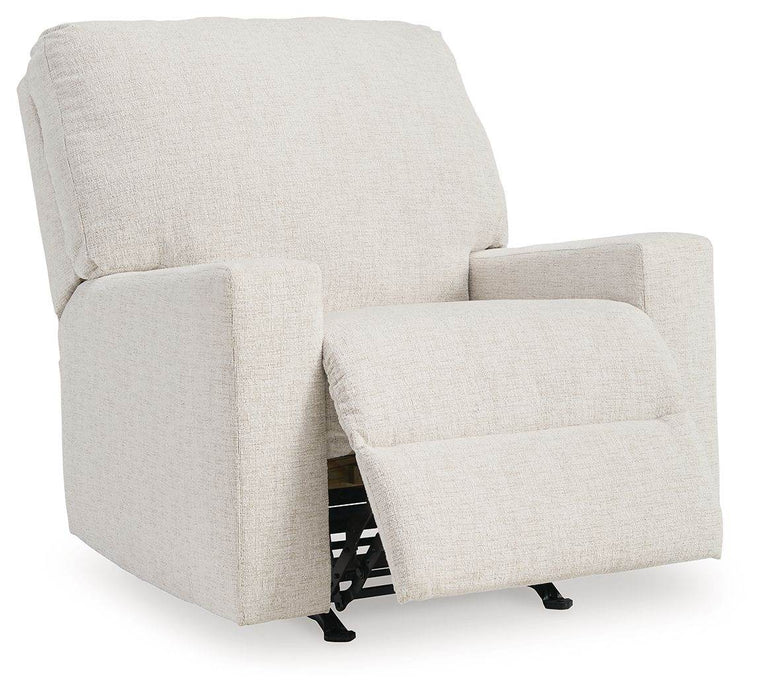 Rannis - Snow - Rocker Recliner - Fabric - Forward Furniture