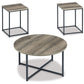 Wadeworth - Brown / Beige - Occasional Table Set (Set of 3)