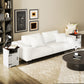 Set of 2 Side Tables, Night Stands with Charging Outlets, White