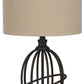 Manasa - Dark Brown - Metal Table Lamp