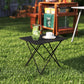 Folding Camping Table, Outdoor Portable Picnic Table with Carry Bag, Foldable Table for Camping, Picnic, Hiking, Black