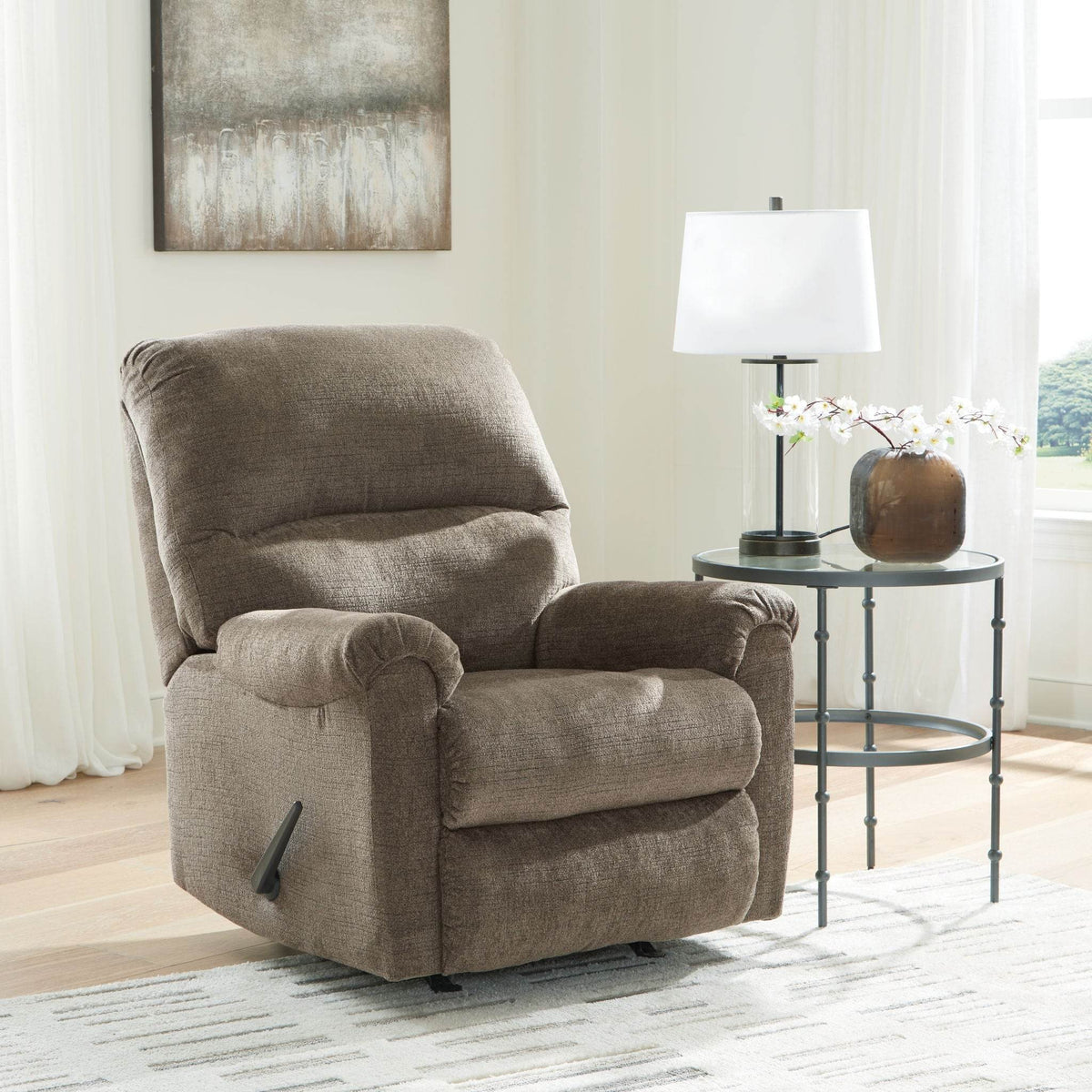 Stonemeade - Nutmeg - Rocker Recliner - Fabric - Forward Furniture