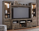 4 Pc. - Entertainment Center - 63" TV Stand
