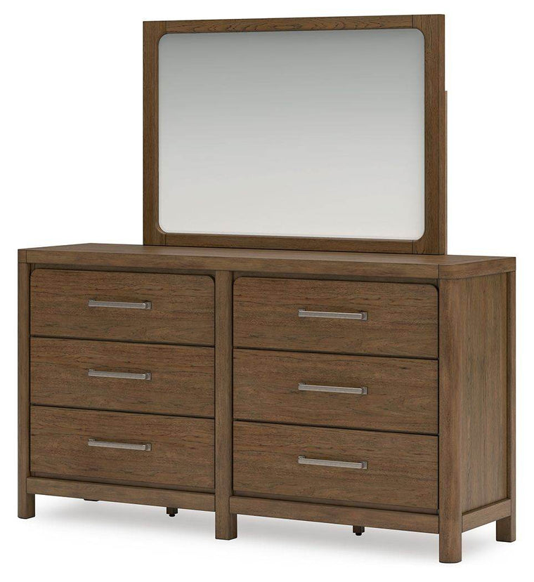 Cabalynn - Light Brown - Dresser And Mirror - Forward Furniture