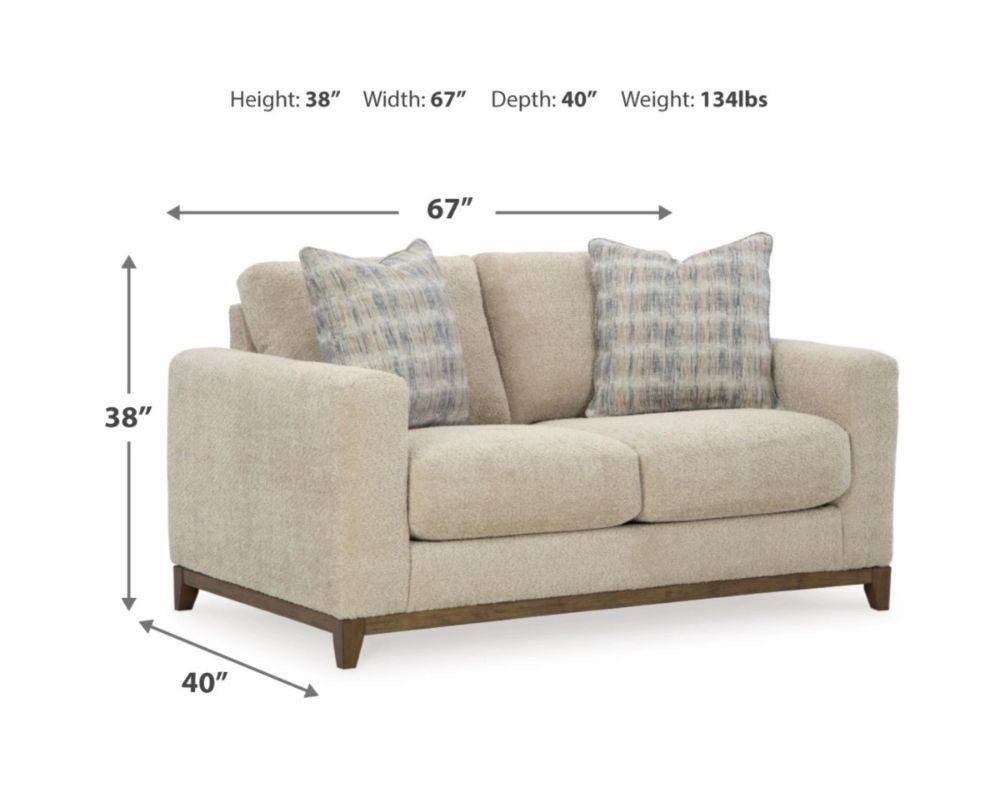 Parklynn - Desert - Loveseat - Forward Furniture