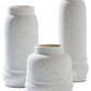 Jayden - White - Vase Set (Set of 3)