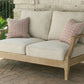 Clare - Beige - Loveseat W/Cushion