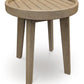 Marina Sun - Round End Table - Beige