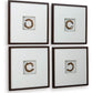 Dallbourne - White / Gold Finish - Wall Art Set (Set of 4) - Forward Furniture