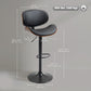 Adjustable Swivel Bar Stools Set of 2 - Black