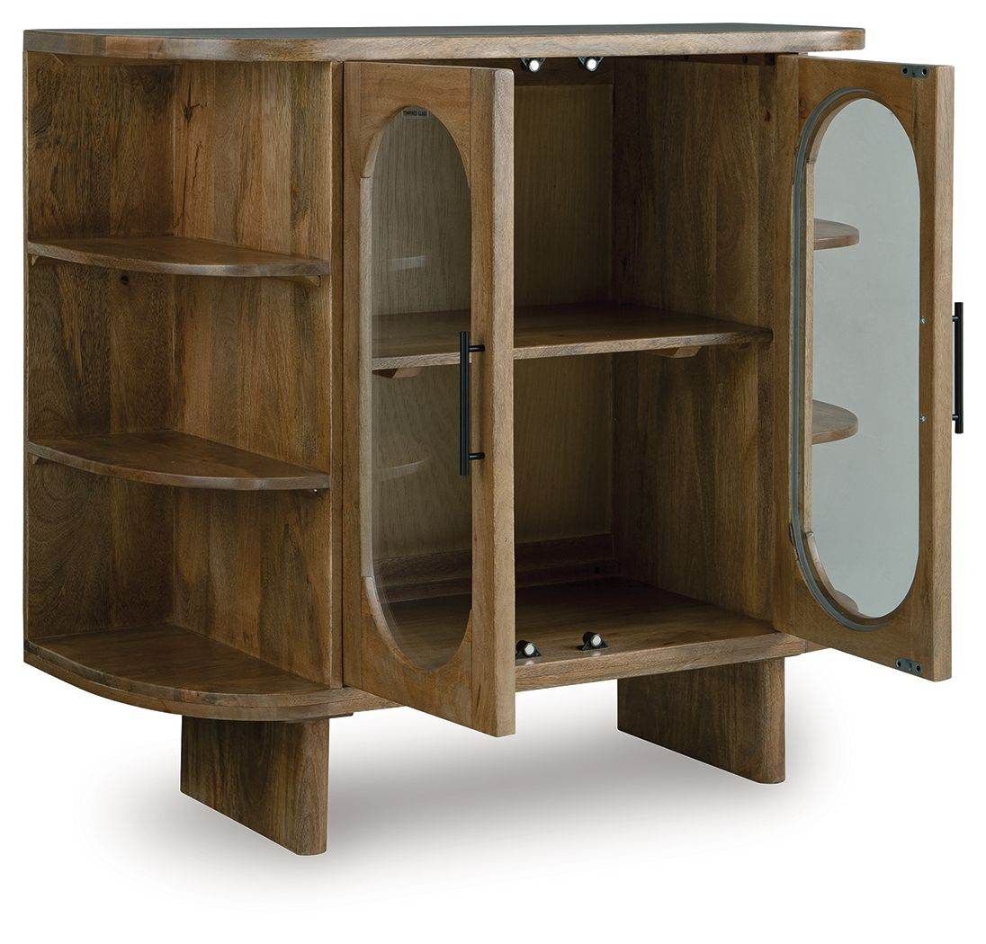 Niall - Light Brown - Accent Cabinet - Forward Furniture