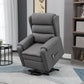 Lift Chair for Elderly, Power Chair Recliner with Footrest, Remote Control, Side Pockets for Living Room, Grey