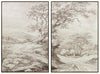 Stormish - Wall Art Set (Set of 2) - Beige / Brown