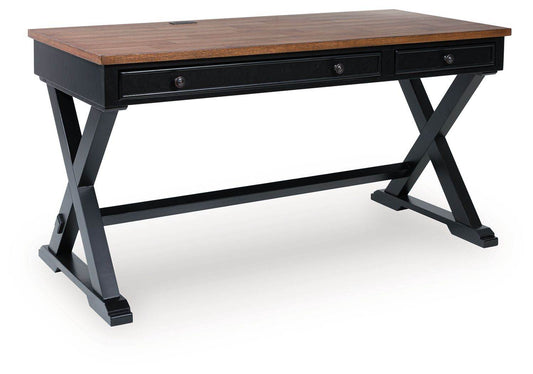 Wildenauer - Brown / Black - Home Office Desk - Forward Furniture