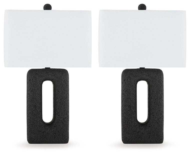 Wimmings - Black - Poly Table Lamp (Set of 2) - Forward Furniture