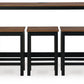 Wildenauer - Rectangular Dining Room Counter Table Set (Set of 4) - Brown / Black