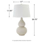 Saffi - Cream - Ceramic Table Lamp