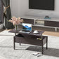 39" Modern Lift Top Coffee Table with Hidden Storage Compartment, Center Table for Living Room, Coffee