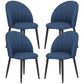 Upholstered Dining Chairs Set of 4 - Blue