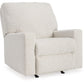 Rannis - Snow - Rocker Recliner - Fabric