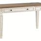 Realyn - White / Brown - Home Office Lift Top Desk