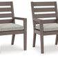 Hillside Barn - Gray / Brown - Arm Chair With Cushion (Set of 2)