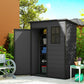 5 x 3FT Garden Shed with Floor, Outdoor Storage Shed with Lockable Door, Window and Vent for Backyard, Patio, Dark Grey