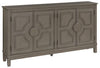 Darlock - Accent Cabinet - Warm Gray