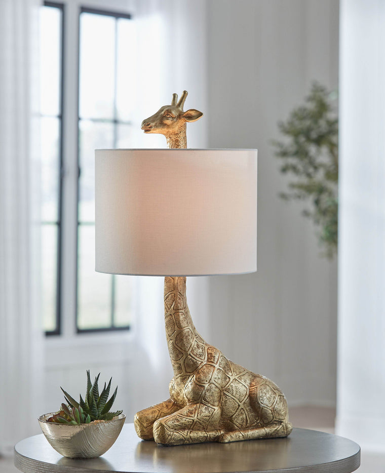 Ferrison - Gold Finish - Poly Table Lamp - Forward Furniture