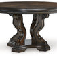 Maylee - Dark Brown - Dining Table