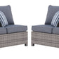 Salem Beach - Gray - 3 Pc. - Sectional Lounge