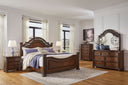 6 Pc. Bed, Dresser, Mirror, Chest