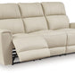 Dahlmoore - Power Reclining Sofa - Almond