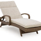 Laguna Heights - Chaise Lounge With Cushion - Beige