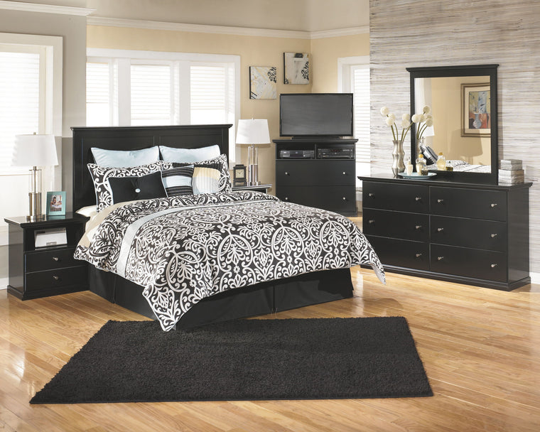 Maribel - King/Cal King Panel Headboard - Black