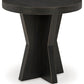 Galliden - Black - Round End Table