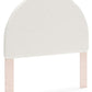 Wistenpine - Full Upholstered Panel Headboard - Blush